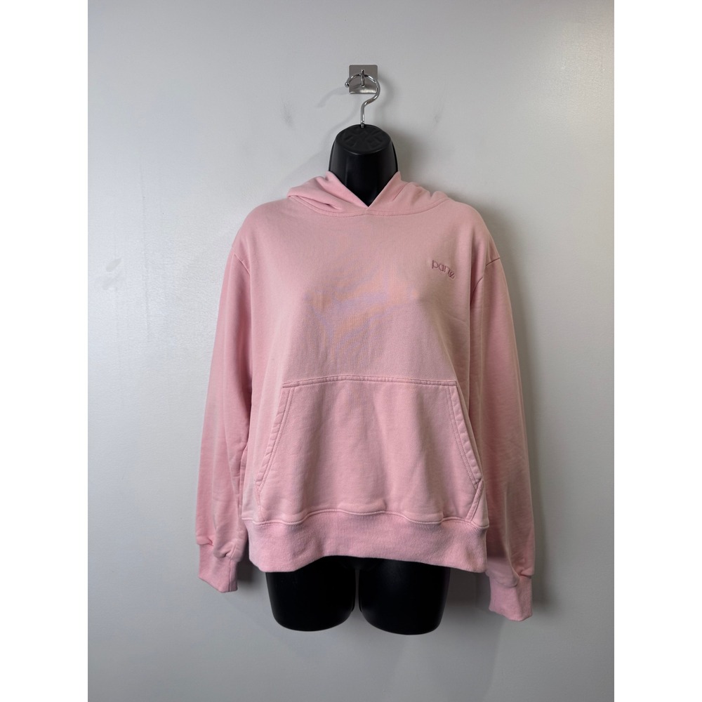 Parke Women Pink Summer Collection Pullover Hoodie Embroidered Logo French S/M